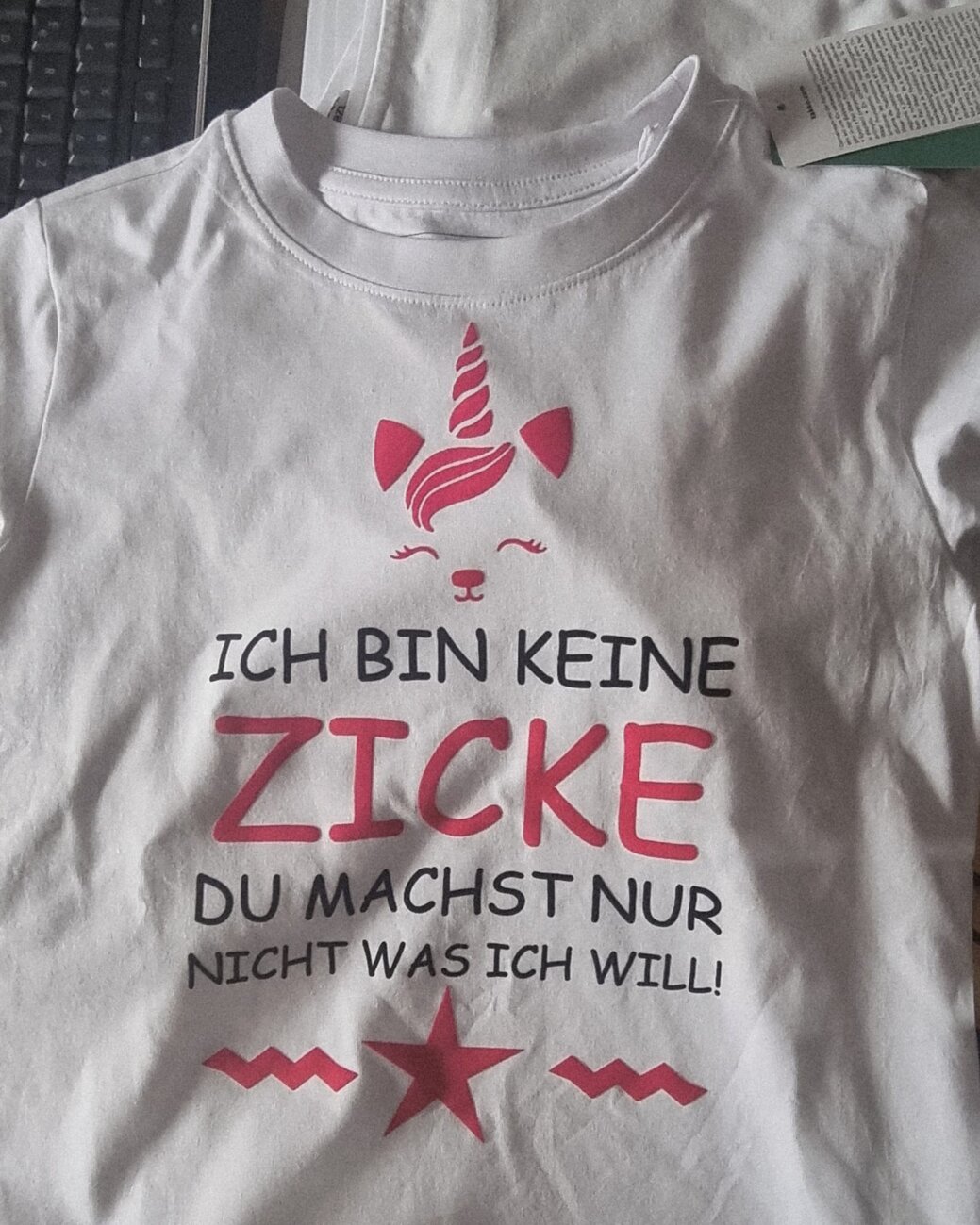 Individuelles Geschenk mit Druck